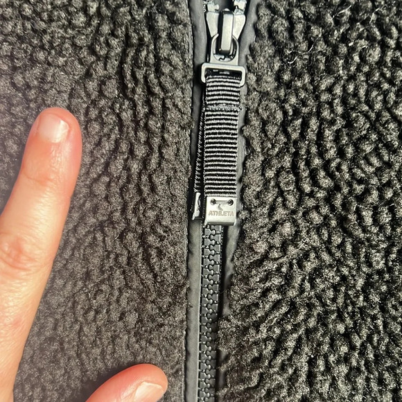 ATHLETA Range Sherpa Jacket, Black, Size XS - Picture 2 of 6